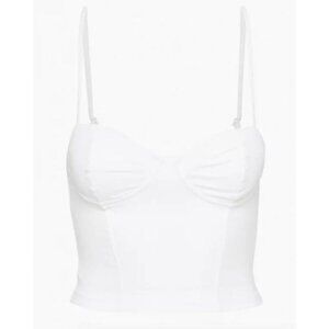 Aritzia Sunday Best Liana tank in white